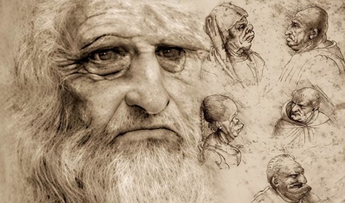 Leonardo da Vinci, 1452 - 1519, Italian painter, sculptor, architect and engineer, his painting