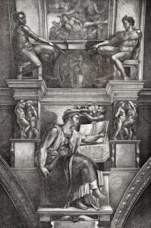 The Erythraean Sibyl, Sistine Chapel, Vatican City, Rome, Italy, 19th Century