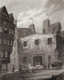 Old Weigh House or Butter Tron, West Bow, Edinburgh, Scotland, 19th century, Views in Edinburgh by