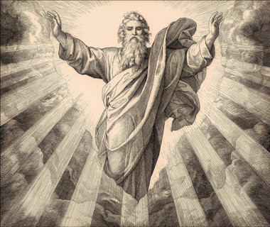 The Creation of Light, Old Testament, by Julius Schnorr von Carolsfeld, 1860