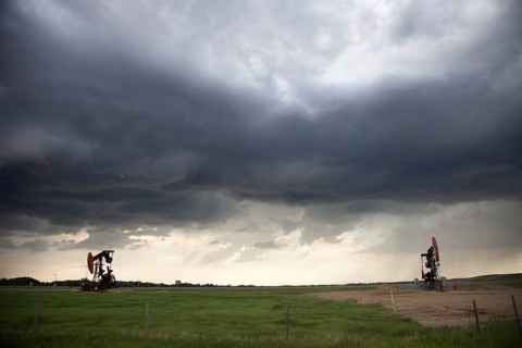 Prairie Storm Clouds Canada Saskatchewan Summer Warnings