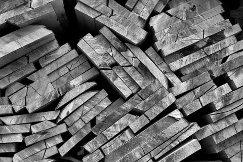 Pile of beech wood, Germany