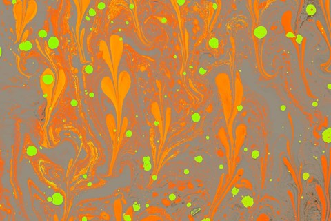 Abstract marbling floral pattern for fabric, tile design. background texture