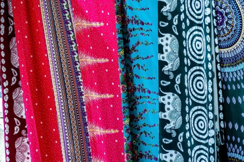 Set of seamless patterns, digital photo picture as a background
