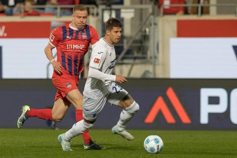 Germany: Soccer 1st Bundesliga, Matchday 8 - 1. FC Heidenheim-TSG Hoffenheim, Voith-Arena,