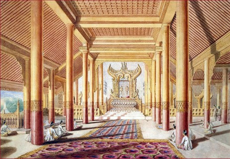 In 1855 the British sent a diplomatic mission to the court of King Mindon Min (r.1853-1878). Grant