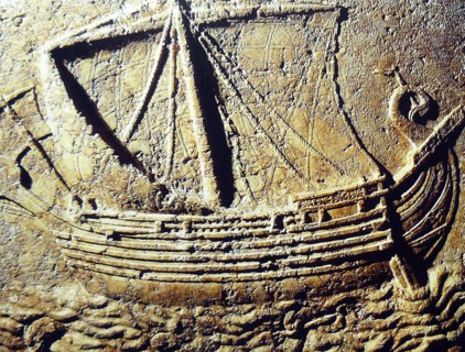 Towards the end of the Bronze Age (around 1200 BCE) there was already trade between the early