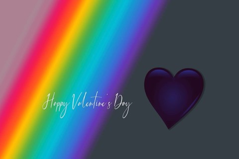 Heart for Valentines Day card greeting concept, Background