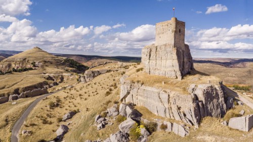 Castle of Atienza, fortress of Muslim origin, Atienza, Guadalajara Province, Spain