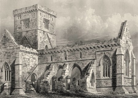 Iona Abbey, Insel Iona, Westküste Schottlands