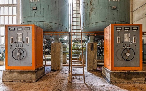 Waterworks machine hall Lost Places