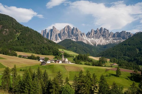 20.06.2019, St. Magdalena, Villnöss, Trentino, South Tyrol, Italy, Europe, The nature park in the