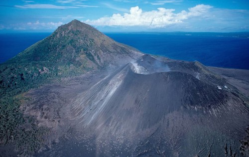 Volcano near Rabaul, Papua New Guinea, New Britain, Rabaul
