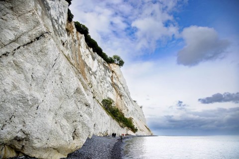 Mons Klint, cliffs on the Baltic Sea on the island of Mon, Denmark