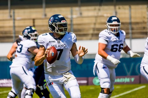 European League of Football, ELF/ Game : Milano Seamen at Stuttgart Surge, on June. 18. 2023, in