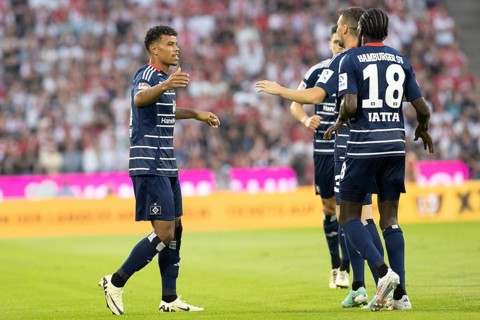 Ransford Königsdorfer (Hamburger SV, Sturm, #11), Bakery Jatta (Hamburger SV, #18), 2nd Bundesliga,