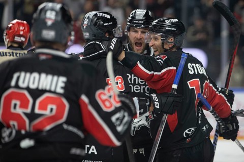 LanxessArena, Cologne, North Rhine-Westphalia, Brady Austin (Cologne Sharks, #57), Frederik Storm