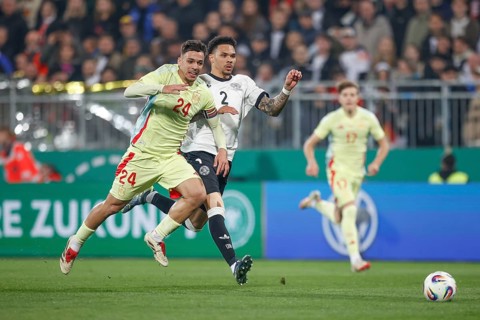 Football, U21, Friendly match, 2024/2025, Germany U21 vs. Spain U21, 25.03.2025, Merck-Stadion am