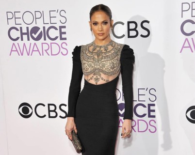 Jennifer Lopez at the People's Choice Awards 2017 held at the Microsoft Theater in Los Angeles, USA