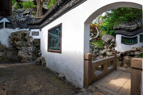 Chinese garden, historical garden, Chinese garden art, Yu Yuan, Yu Garden, Old Town, Shanghai,