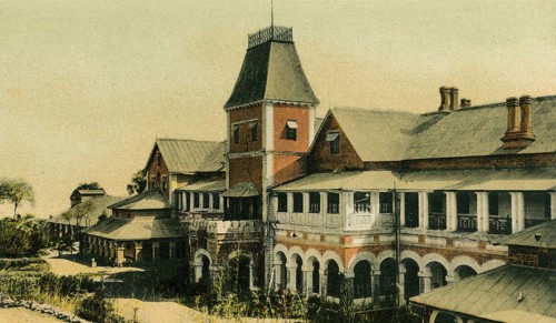 Old picture postcard all saint school, Nainital, Uttaranchal Uttarakhand, India