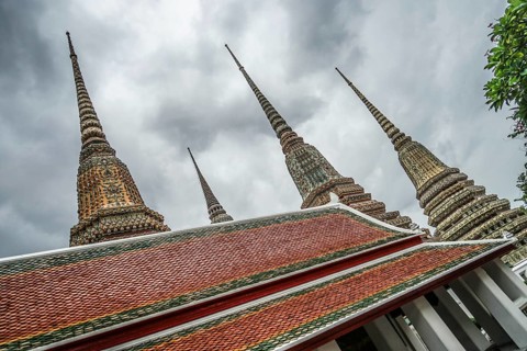 Religious facilities of Wat Po (Temple). Shooting Location: Bangkok, Thailand