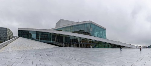 A picture of the Oslo Opera House