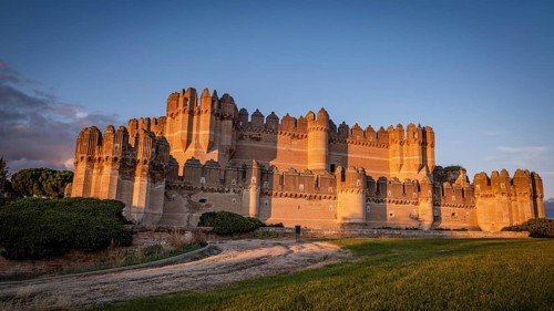 Coca castle, XV century, Gothic-Mudejar, Coca, Segovia province, Spain