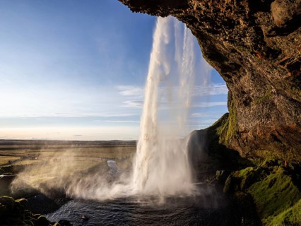 Seljalandsfoss waterfall, South Iceland, Iceland