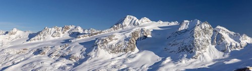 Finailköpfe, Ötztal Alps, Schnalstal glacier lifts, Kurzras, Schnalstal Valley, South Tyrol, Italy