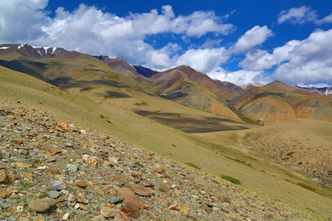 Beautiful landscape in Altai mountains, Russia, HDR image