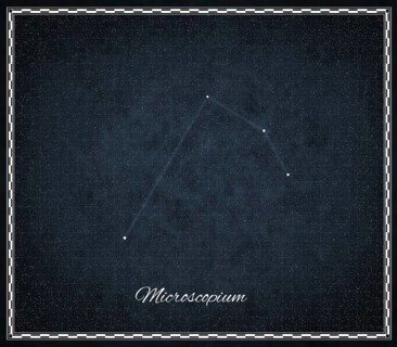 Microscopium star constellation, Night sky, Cluster of stars, Deep space, Microscope constellation