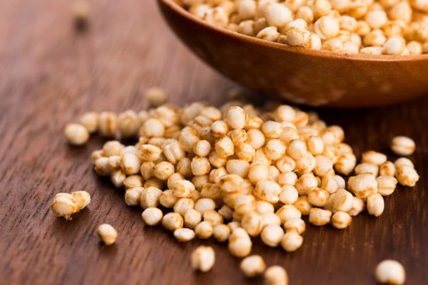 Quinoa popping