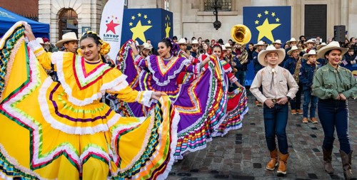Carnival del Pueblo at Covent Garden, London, December 30 2019