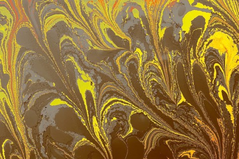 Ebru marble effect pattern design for print