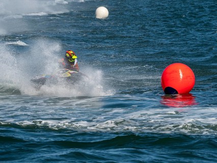 Olbia, Italy - September 16 - 20192 Aquabike world Championship gran prix of Italy