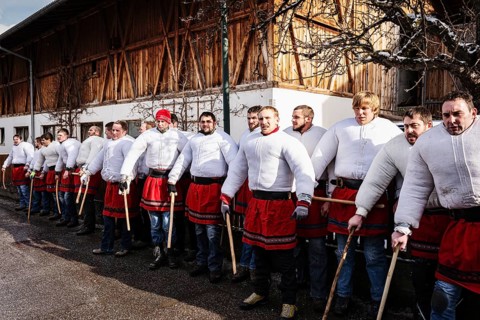 Wampeler Reiten, nonsensical Thursday, carnival, tradition, intangible cultural heritage, Axams,