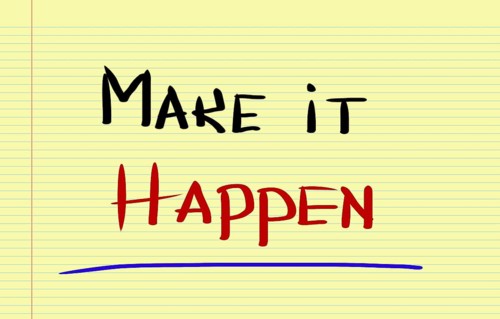 Make It Happen Concept