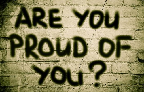 Are You Proud Of You Concept