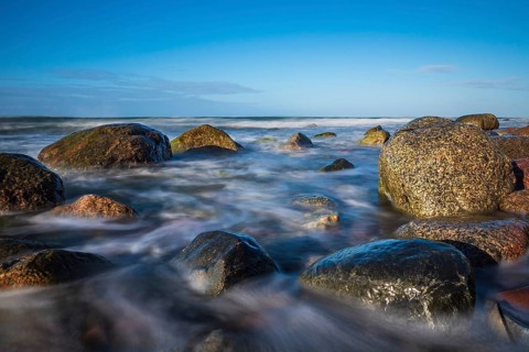 Stones on the Baltic coast near Warnemünde