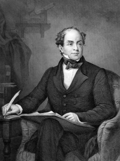 Thomas Moore (1779-1852) on engraving from 1873. Irish poet, singer, songwriter and entertainer.