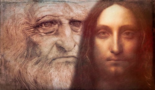 Leonardo da Vinci, 1452 - 1519, Italian painter, sculptor, architect and engineer, the painting