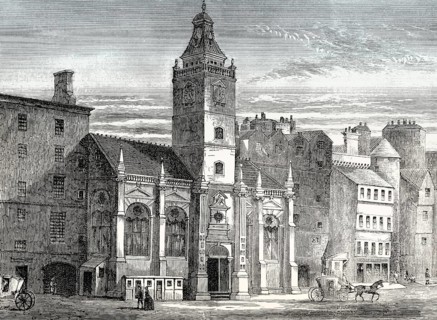 The Old Tron Church before fire in the early nineteenth century, Edinburgh, Scotland, 18th century