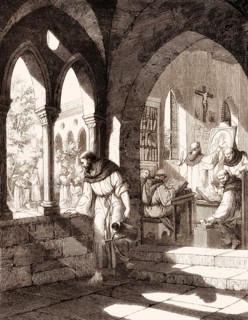 The monastic life of monks at work