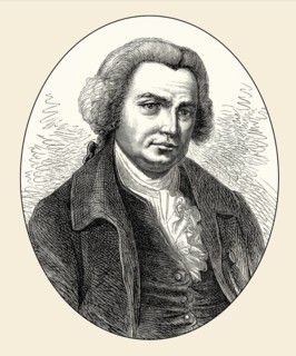 Portrait of John Smeaton, 1724, 1792, the English engineerfather of civil engineering