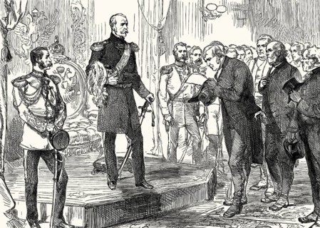 Joseph Sturge meets Tzar Nicholas I in St Petersburg, 1854, trying to prevent the outbreak of the