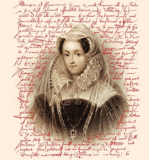 Faksimile des Hinrichtungsbefehls für Maria Stuart, Königin der Schotten, verfasst von Elisabeth I.