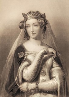Philippa of Hainault, 1310 or 1315 – 1369, Queen of England as the wife of King Edward III
