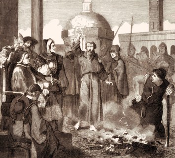 The ordeal by fire of Saint Peter Damian, c.?1007 – 1072 or 1073, was a reforming Benedictine monk