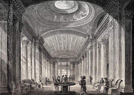 The interiors of the Signet Library, Edinburgh, Scotland, 19th century